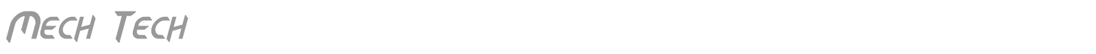 Mech Tech font preview